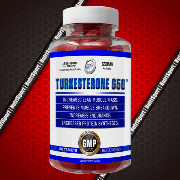 thumbnail interactive-video image 1 of Hi-Tech Pharmaceuticals Turkesterone 650 - 60 Tablets, Muscle Gain & Fitness Support 1 of 2